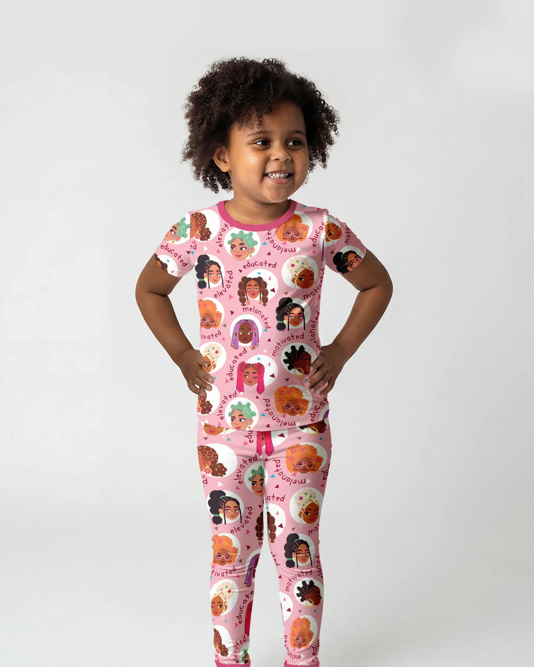 Zweiteiliges, kurzärmliges Pyjama-Set mit Marienkäfern