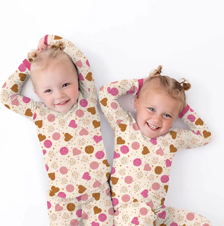 Sweet Concha Bamboo Two Piece Long Sleeve Pajama Set