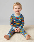Whimsical Dachshund Bamboo Two Piece Long Sleeve Pajama Set