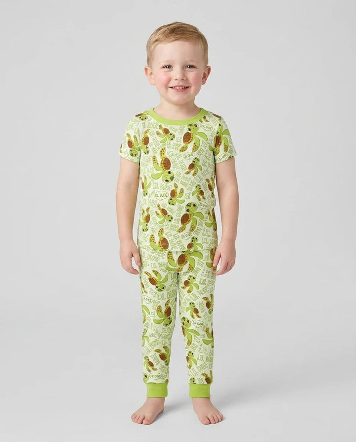 Zweiteiliges, kurzärmliges Pyjama-Set mit Marienkäfern