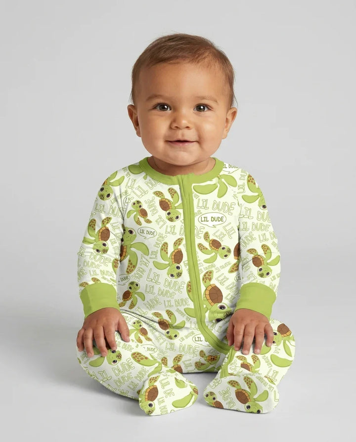 Gerippte Babykleidung mit individuellem Foto - Weich &amp; Skizzenhaft
