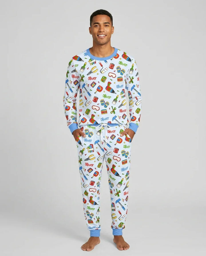 Vorlage Benutzerdefiniertes Herren-Pyjama-Set
