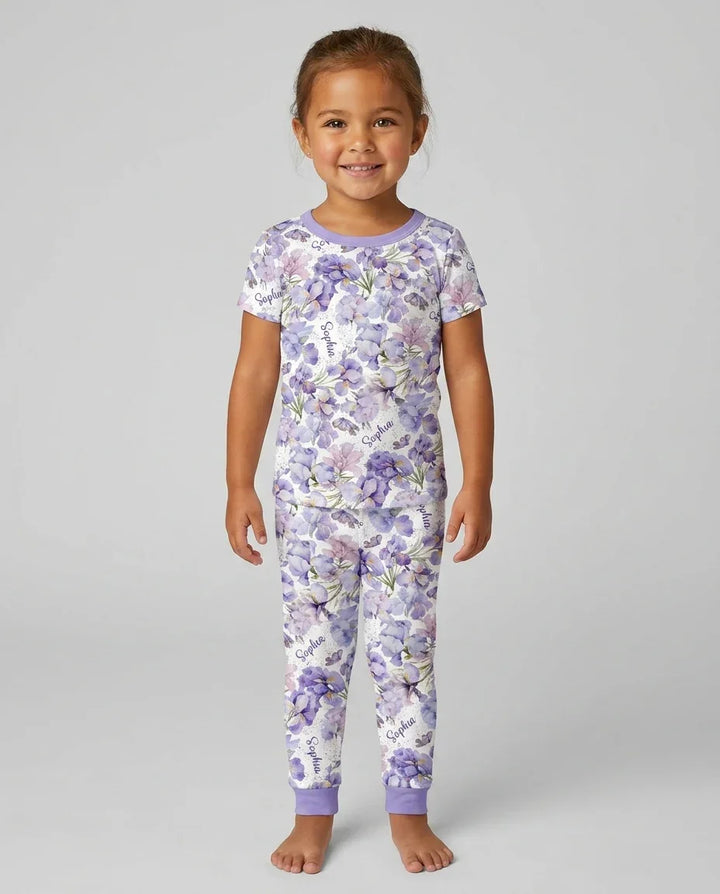 Zweiteiliges, kurzärmliges Pyjama-Set mit Marienkäfern