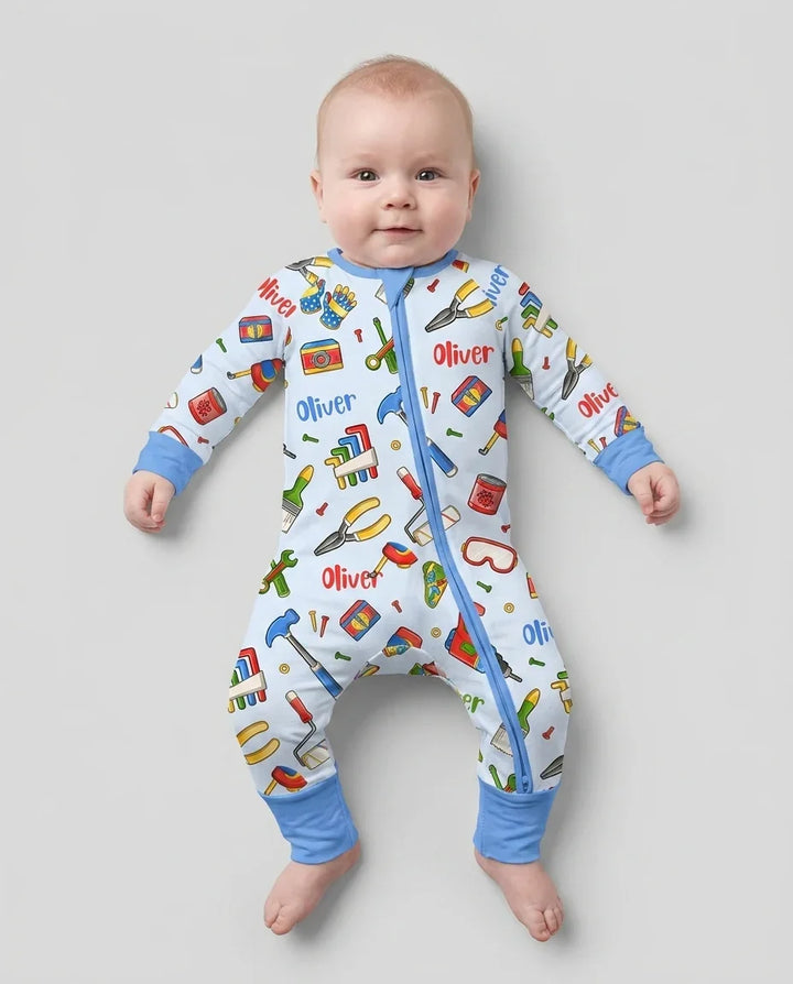 Gerippte Babykleidung mit individuellem Foto - Weich &amp; Skizzenhaft
