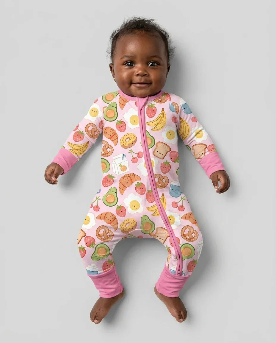 Gerippte Babykleidung mit individuellem Foto - Weich &amp; Skizzenhaft