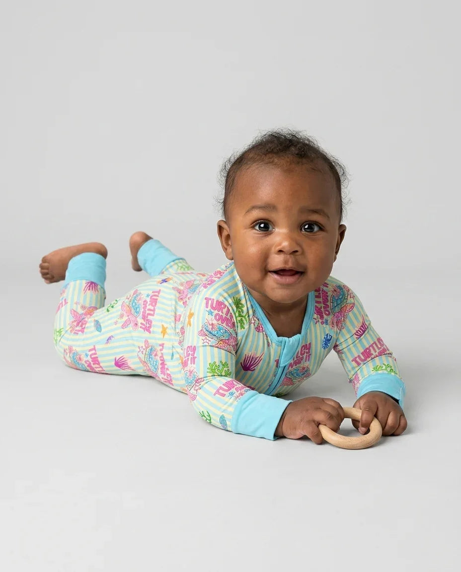 Gerippte Babykleidung mit individuellem Foto - Weich &amp; Skizzenhaft