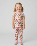 Zweiteiliges, kurzärmliges Pyjama-Set mit Marienkäfern