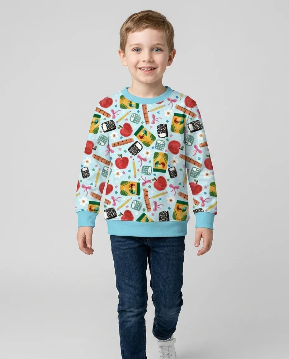 Sweatshirt mit Rundhalsausschnitt aus Bambusfaser