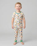 Zweiteiliges, kurzärmliges Pyjama-Set mit Marienkäfern