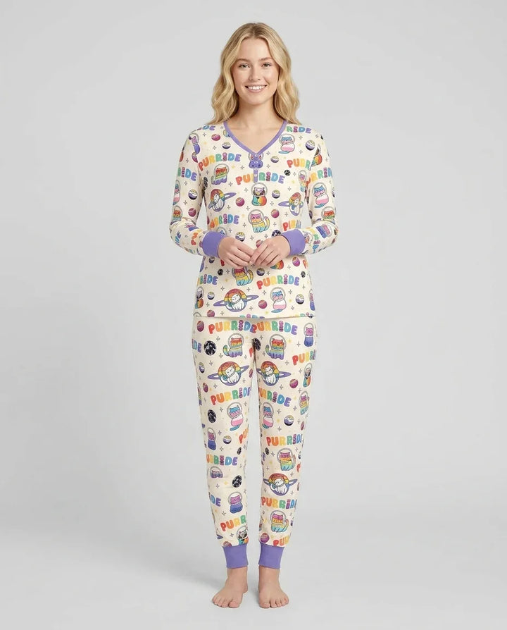 Vorlage Bambus Damen Pyjama Set