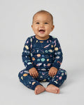 Zweiteiliges, kurzärmliges Pyjama-Set mit Marienkäfern