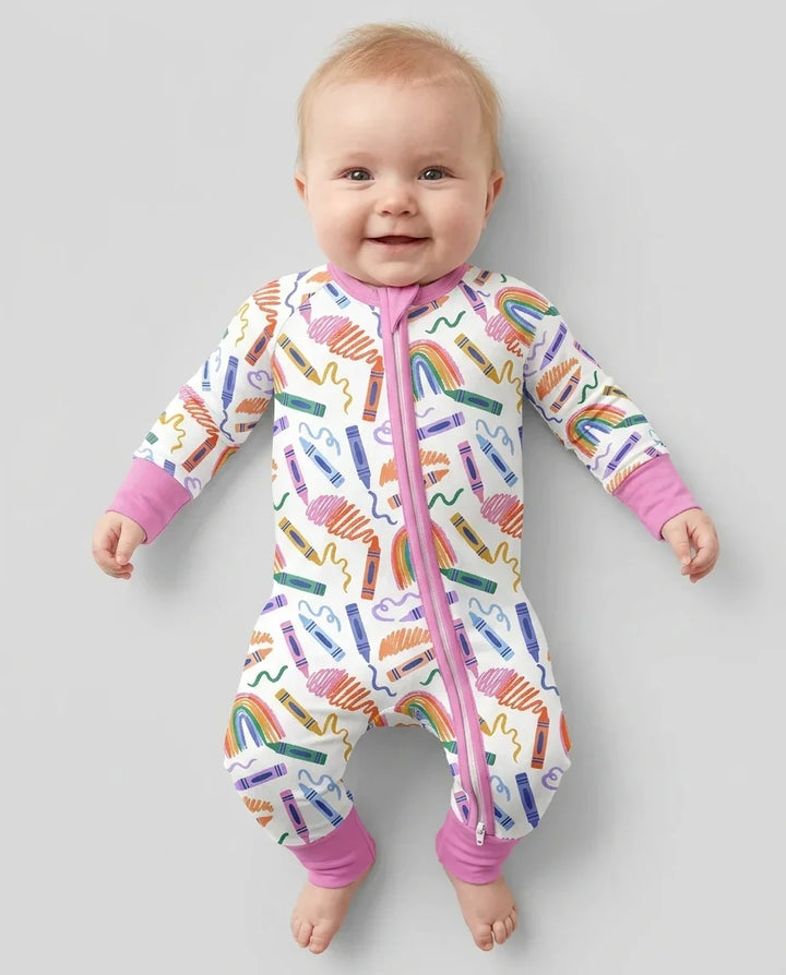 Gerippte Babykleidung mit individuellem Foto - Weich &amp; Skizzenhaft