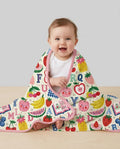 Back To School Fruit Alphabet Bamboo Blanket