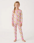 Kindness School Girl Bamboo Two Piece Long Sleeve Pajama Set