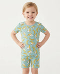 Bananas Bamboo Two Piece Short Sleeve Shorts Pajama Set