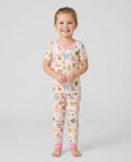 Zweiteiliges, kurzärmliges Pyjama-Set mit Marienkäfern