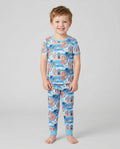 Zweiteiliges, kurzärmliges Pyjama-Set mit Marienkäfern