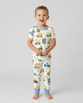 Zweiteiliges, kurzärmliges Pyjama-Set mit Marienkäfern