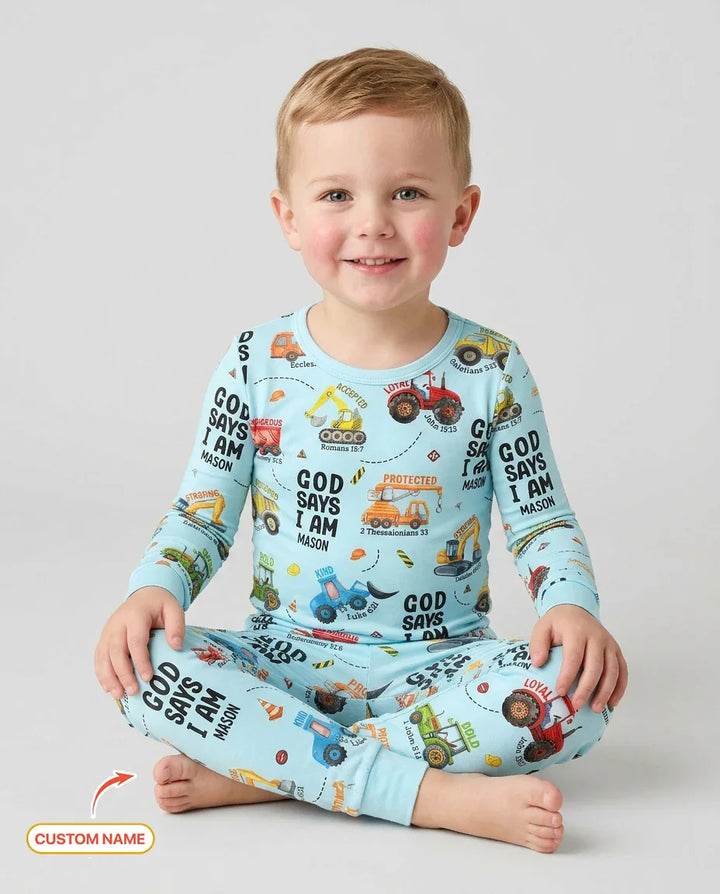 Zweiteiliges, kurzärmliges Pyjama-Set mit Marienkäfern