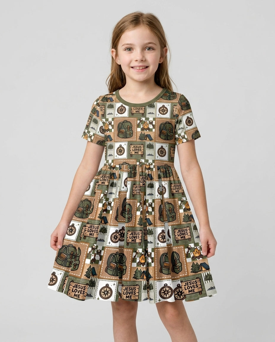 Vorlage Bambus Twirl Kleid