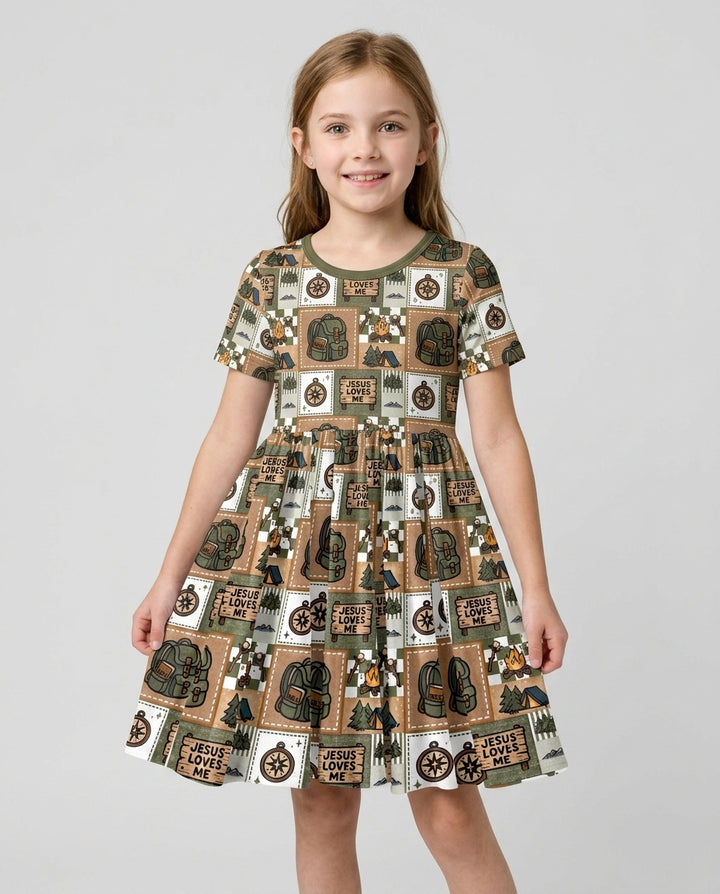 Vorlage Bambus Twirl Kleid