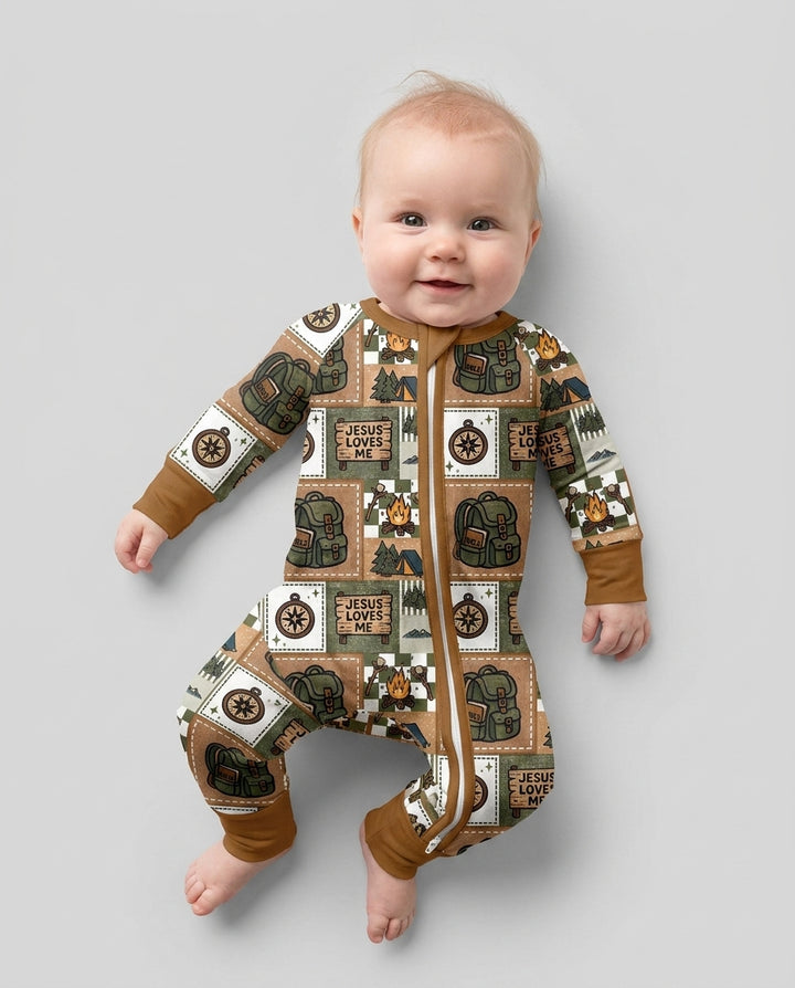 Gerippte Babykleidung mit individuellem Foto - Weich &amp; Skizzenhaft