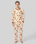 Fall Caramel Apple Family Matching Bamboo Men's Pajama Set