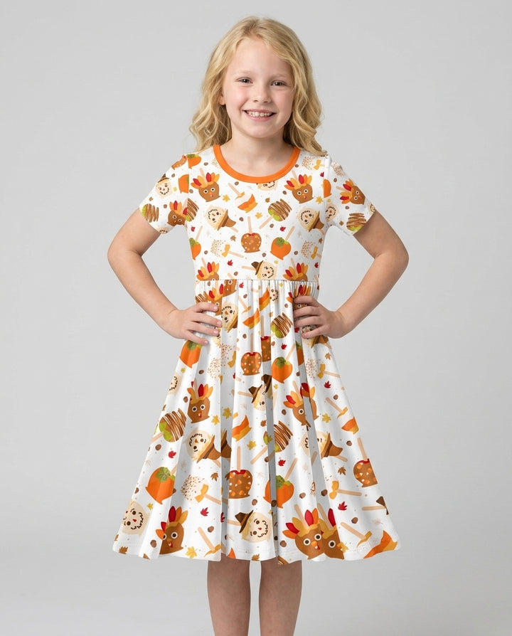 Vorlage Bambus Twirl Kleid