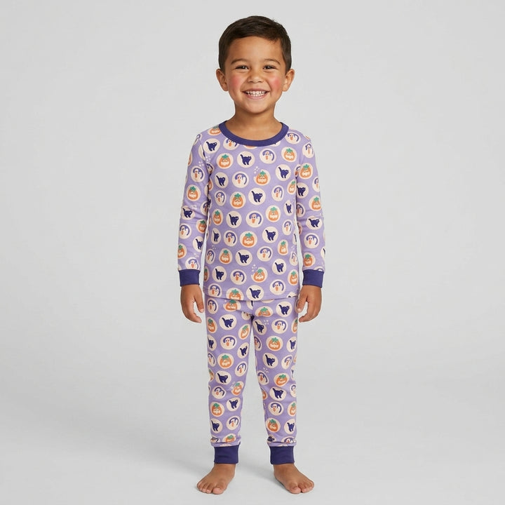 Boo Crew Bamboo Two Piece Long Sleeve Pajama Set