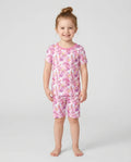 Kawaii Magical Girl Wand Bamboo Two Piece Short Sleeve Shorts Pajama Set