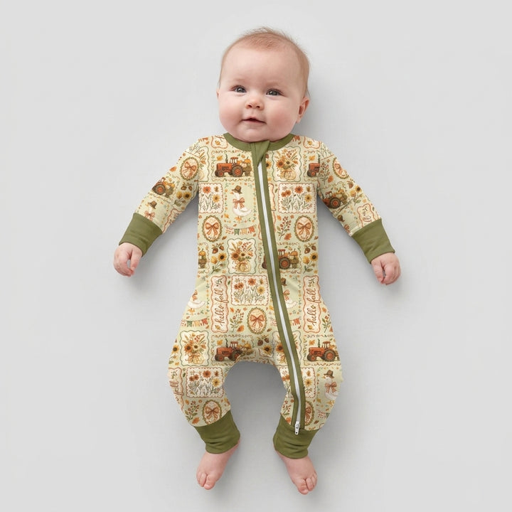 Gerippte Babykleidung mit individuellem Foto - Weich &amp; Skizzenhaft