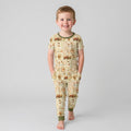 Zweiteiliges, kurzärmliges Pyjama-Set mit Marienkäfern