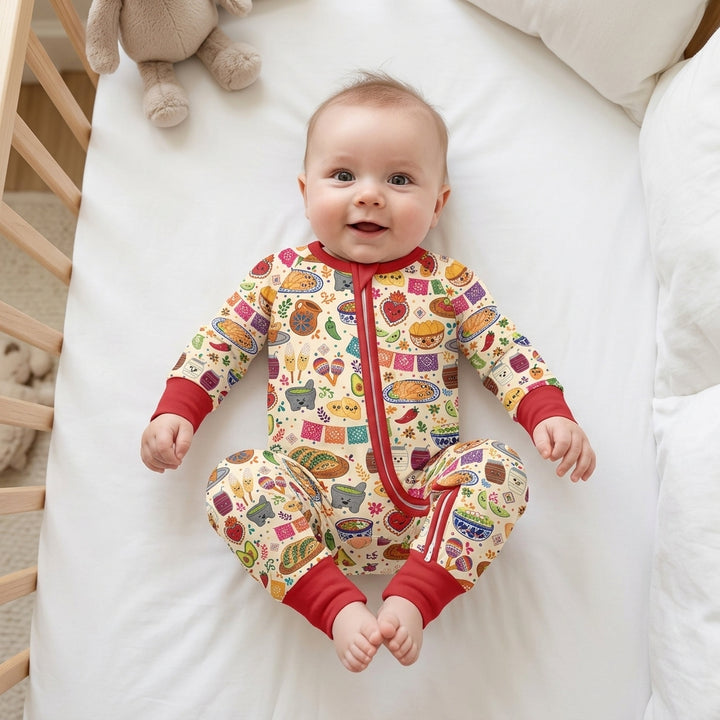 Gerippte Babykleidung mit individuellem Foto - Weich &amp; Skizzenhaft
