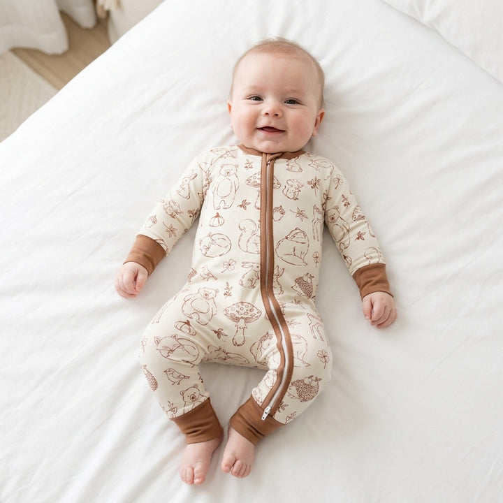 Gerippte Babykleidung mit individuellem Foto - Weich &amp; Skizzenhaft