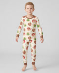 Holiday Cookie Party Family Matching Bamboo Two Piece Long Sleeve Pajama Set