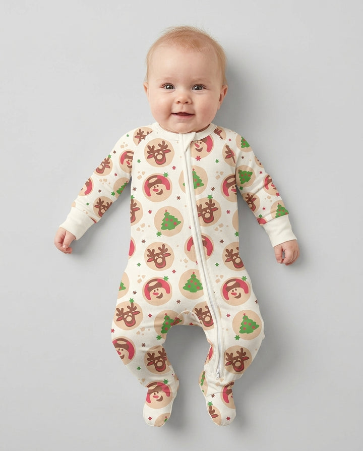 Holiday Cookie Party Family Matching Bamboo Convertible Zippy