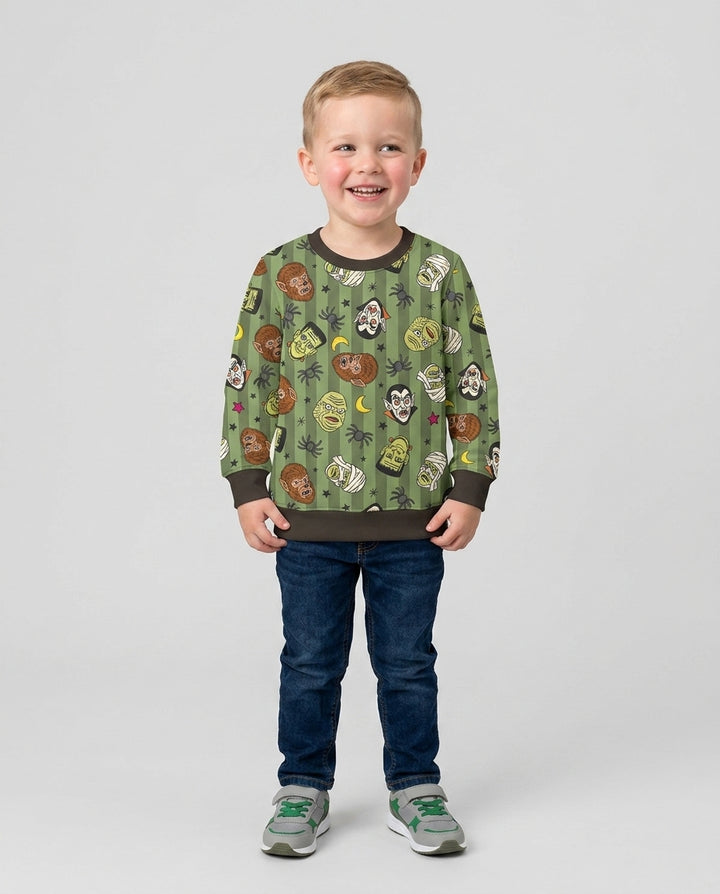 Sweatshirt mit Rundhalsausschnitt aus Bambusfaser