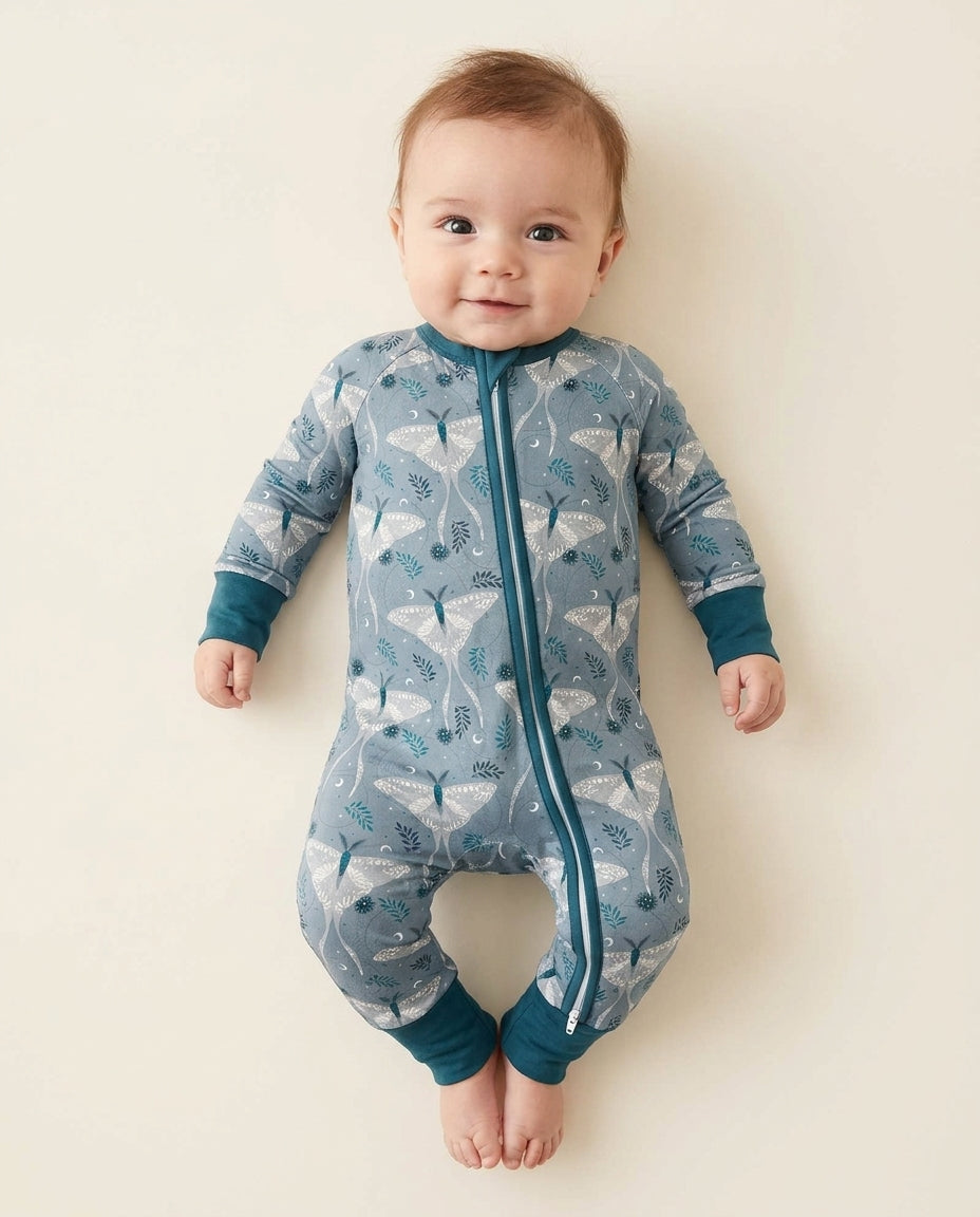Gerippte Babykleidung mit individuellem Foto - Weich &amp; Skizzenhaft