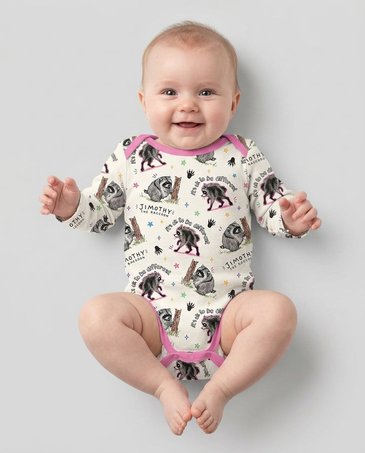 Gerippte Babykleidung mit individuellem Foto - Weich &amp; Skizzenhaft