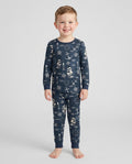 Vintage Nautical Voyage Bamboo Two Piece Long Sleeve Pajama Set