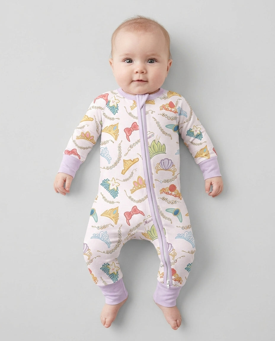 Princess Crowns Bamboo Convertible Zippy