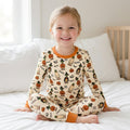 Duck Duck Boo Bamboo Two Piece Long Sleeve Pajama Set