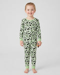 Leopard Skull Bamboo Two Piece Long Sleeve Pajama Set