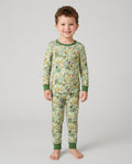 Boho Witchy Celestial Magic Floral Bamboo Two Piece Long Sleeve Pajama Set