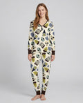 Halloween Face Bamboo Women Pajama Set