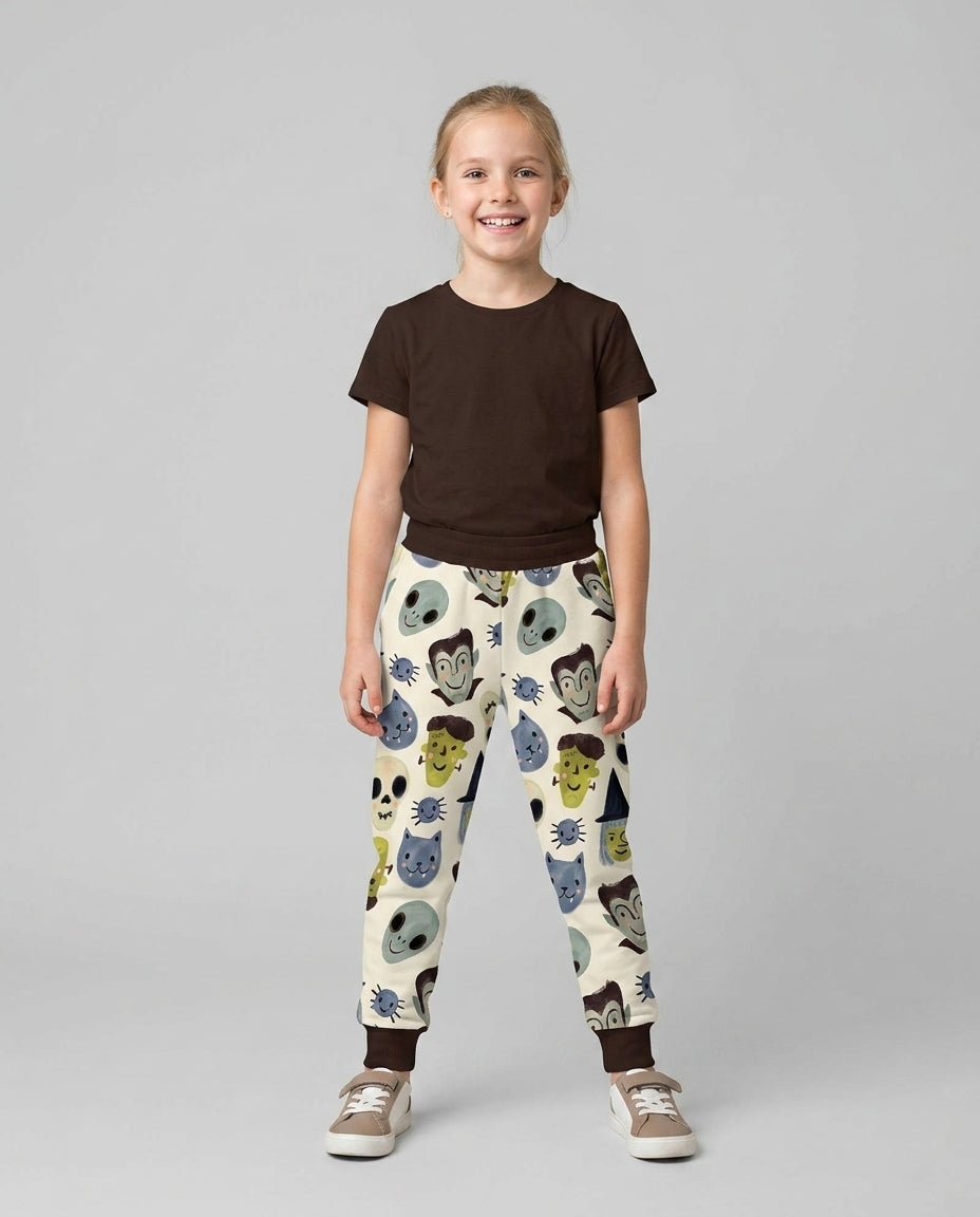 Halloween Face Bamboo Jogger