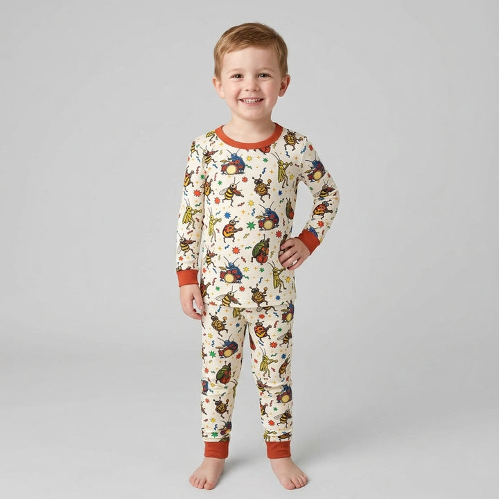 Bug Orchestra Bamboo Two Piece Long Sleeve Pajama Set