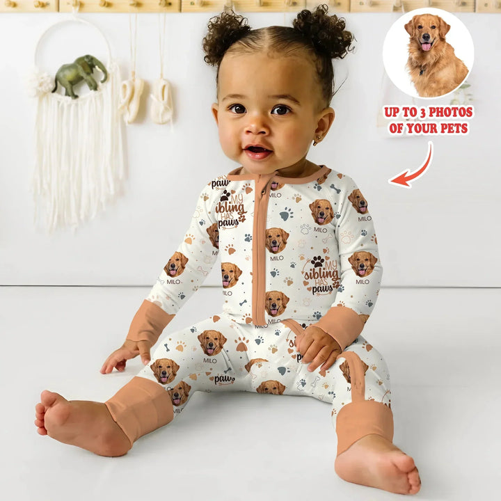 My Siblings Have Paws Convertible Zippy , My Siblings Have Paws Convertible Zippy - 0-3M