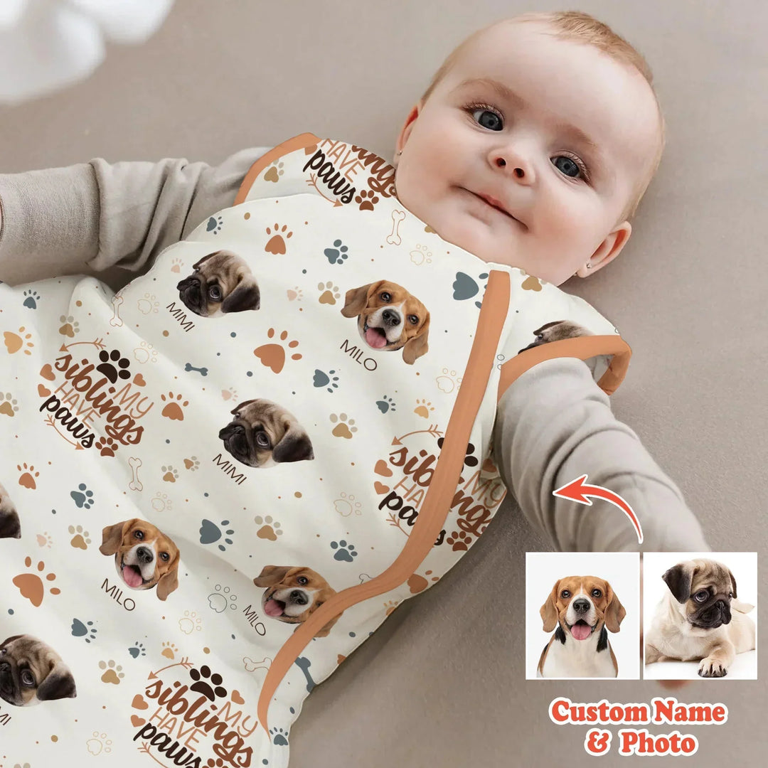 My Siblings Have Paws Sleep Bag 1.0 TOG , My Siblings Have Paws Sleep Bag 1.0 TOG - XS