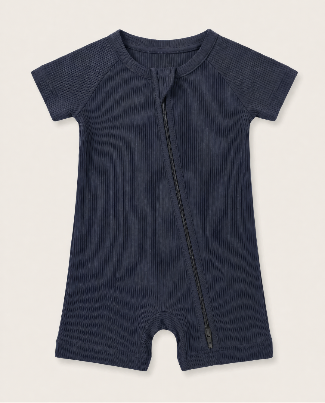 Ribbed Bamboo Shorty Zippy
